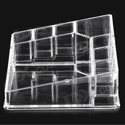 

AVMART Cosmetic Lipstick & Nail Polish Organizer Mini Makeup Vanity Box(White)