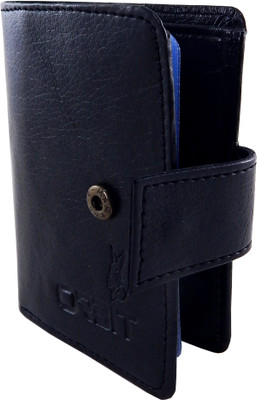 

Orbit Men Black Genuine Leather Card Holder(12 Card Slots)