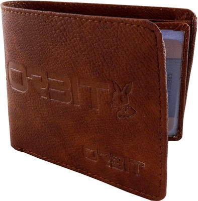 

Orbit Men Tan Genuine Leather Wallet(5 Card Slots)