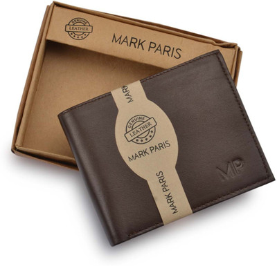 

Mark Paris Men Brown Genuine Leather Wallet(6 Card Slots)