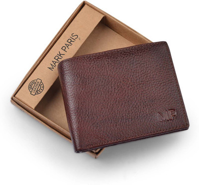 

Mark Paris Men Black Genuine Leather Wallet(5 Card Slots)