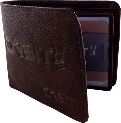 

Orbit Men Brown Genuine Leather Wallet(5 Card Slots)