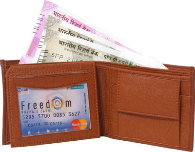

Mundkar Boys Tan Artificial Leather Wallet(7 Card Slots)