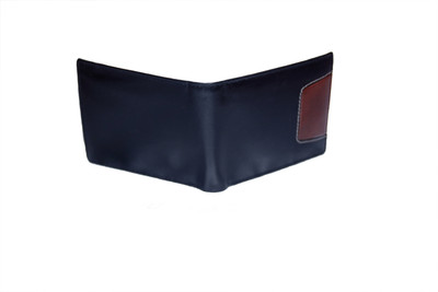 

sk fakhruddin traders Men Black Genuine Leather Wallet(8 Card Slots), Black and brown