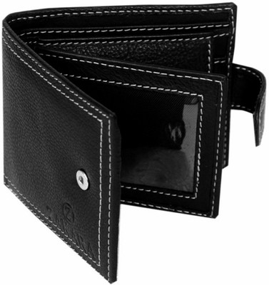 

Zakara Men Black Genuine Leather Wallet(3 Card Slots)