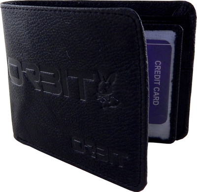 

Orbit Men Black Genuine Leather Wallet(5 Card Slots)