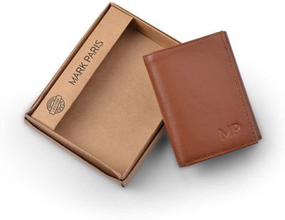 

Mark Paris Men Tan Genuine Leather Wallet(4 Card Slots)