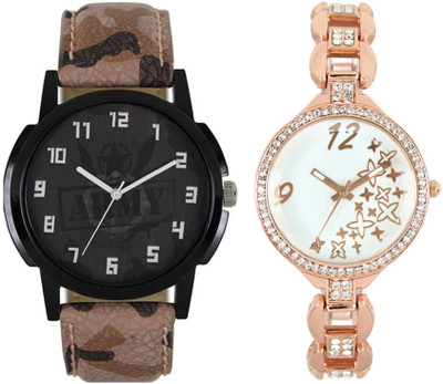 SRK ENTERPRISE LR 003_210 Men & Women Combo Watch  - For Couple   Watches  (SRK ENTERPRISE)