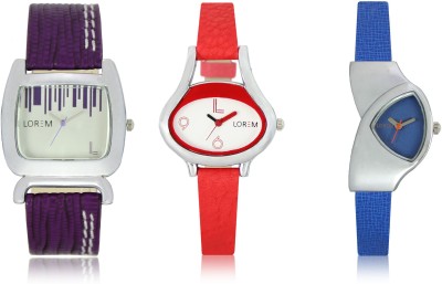 Elife 0206-0207-0208-COMBO Multicolor Dial analogue Watches for Women (Pack Of 3) Watch  - For Women   Watches  (Elife)