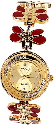 Ricoh FANCY LADIES GOLD PLATED BUTTERFLY Watch  - For Women   Watches  (Ricoh)