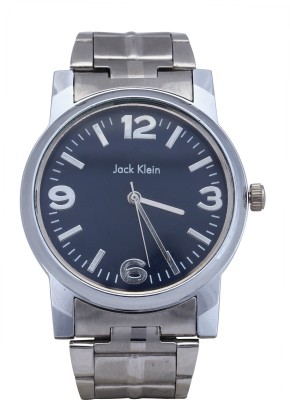 Jack Klein Blue Round Dial Metal Analog Quartz Watch  - For Men   Watches  (Jack Klein)