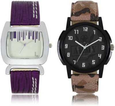 Elife 03-0207-COMBO Couple analogue Combo Watch for Men and Women Watch  - For Couple   Watches  (Elife)