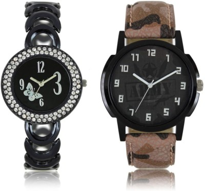 Elife 03-0201-COMBO Couple analogue Combo Watch for Men and Women Watch  - For Couple   Watches  (Elife)