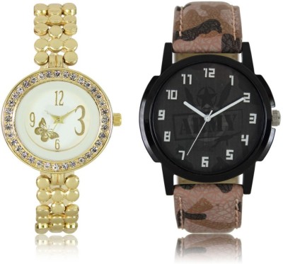 Elife 03-0203-COMBO Couple analogue Combo Watch for Men and Women Watch  - For Couple   Watches  (Elife)