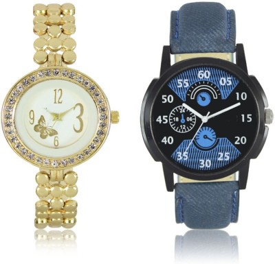 Elife 02-0203-COMBO Couple analogue Combo Watch for Men and Women Watch  - For Couple   Watches  (Elife)