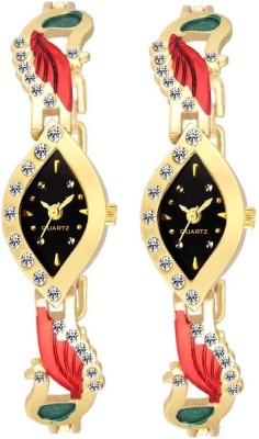 rkinso DC-1704 Combo Amber Rose Watch  - For Women   Watches  (rkinso)