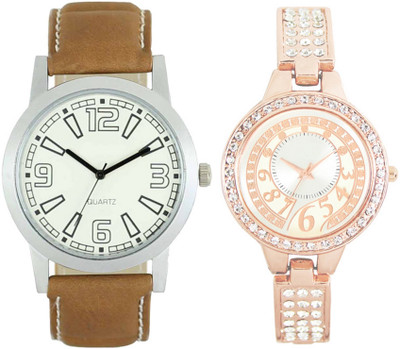 View SRK ENTERPRISE LR 0015_216 Men & Women Combo Watch  - For Couple Wrist Watches Price Online(SRK ENTERPRISE)