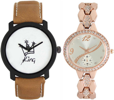 

SRK ENTERPRISE LR 0018_215 Men & Women Combo Watch - For Couple