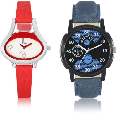 Elife 02-0206-COMBO Couple analogue Combo Watch for Men and Women Watch  - For Couple   Watches  (Elife)
