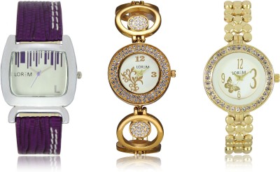 Elife 0203-0204-0207-COMBO Multicolor Dial analogue Watches for Women (Pack Of 3) Watch  - For Women   Watches  (Elife)