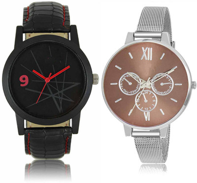 View SRK ENTERPRISE LR 008_214 Men & Women Combo Watch  - For Couple Wrist Watches Price Online(SRK ENTERPRISE)