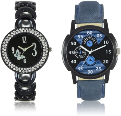Elife 02-0201-COMBO Couple analogue Combo Watch for Men and Women Watch  - For Couple   Watches  (Elife)