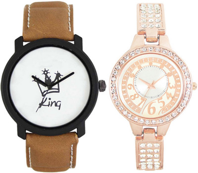 View SRK ENTERPRISE LR 0018_216 Men & Women Combo Watch  - For Couple Wrist Watches Price Online(SRK ENTERPRISE)