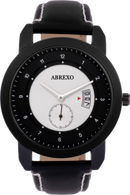Abrexo Abx01011-WHT BLK Gents Special Valuable Generis Design Tycoon Chronograph Series Watch  - For Men   Watches  (Abrexo)