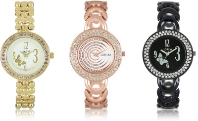Elife 0201-0202-0203-COMBO Multicolor Dial analogue Watches for Women (Pack Of 3) Watch  - For Women   Watches  (Elife)