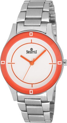 Swisstyle SS-LR1718-WHTORG-CH Watch  - For Men & Women   Watches  (Swisstyle)