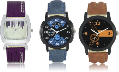 Elife 01-02-0207-COMBO Multicolor Dial analogue Watches for men and Women (Pack Of 3) Watch  - For Couple   Watches  (Elife)