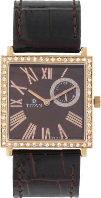 Titan 9961WL02J Purple Analog Watch  - For Women   Watches  (Titan)