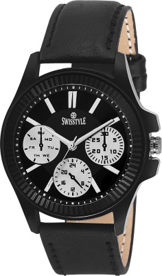 Swisstyle SS-GR1720-BLK-BLK Watch  - For Men & Women   Watches  (Swisstyle)