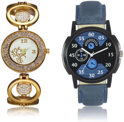 Elife 02-0204-COMBO Couple analogue Combo Watch for Men and Women Watch  - For Couple   Watches  (Elife)