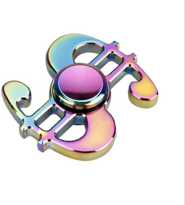 

ShopyBucket Hand-Flip-Spinner-USA-Dollar-Symbol-Rainbow-Colors Fully metalized with power speed high quality-K7(Multicolor)