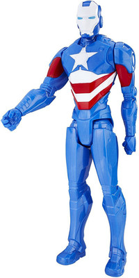 

Hasbro Marvel Titan Hero Series 12-inch Iron Patriot Figure(Multicolor)