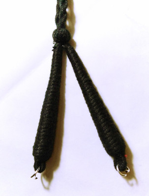 

Sparkle BLACK COTTON DORI 15-inch Neck