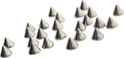 

Foppish Mart Silver Cone Shaped Metallic Beads