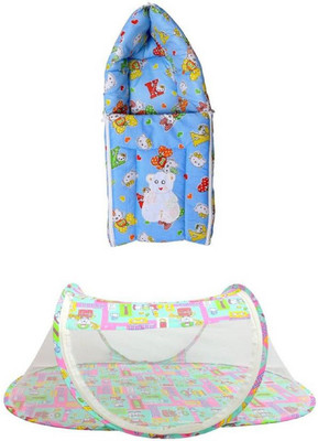 

SpringLoom 3 IN 1 SLEEPING BAG & PREMIUM BABY FOLDABLE MOSQUITO NET (BABY GIFT COMBO) 43 (Multicolor)(Multicolor)