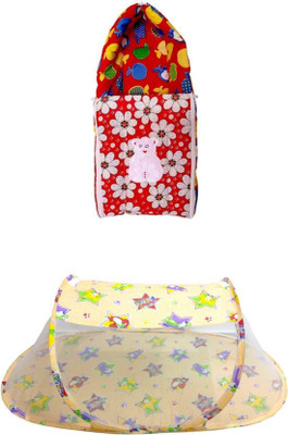 

SpringLoom 3 IN 1 SLEEPING BAG & PREMIUM BABY FOLDABLE MOSQUITO NET (BABY GIFT COMBO) 43 (Multicolor)(Multicolor)