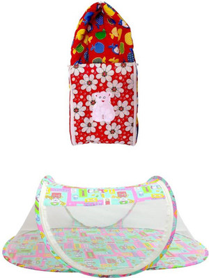 

SpringLoom 3 IN 1 SLEEPING BAG & PREMIUM BABY FOLDABLE MOSQUITO NET (BABY GIFT COMBO) 43 (Multicolor)(Multicolor)