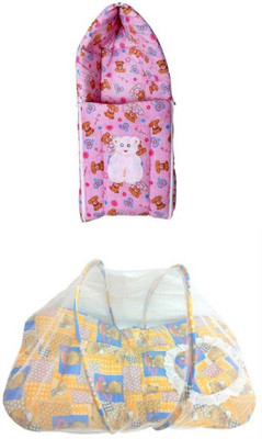 

SpringLoom 3 IN 1 SLEEPING BAG & BABY BEDDING SET (BABY GIFT COMBO) 43 (Multicolor)(Multicolor)
