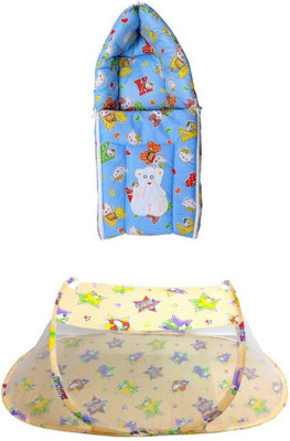 

SpringLoom 3 IN 1 SLEEPING BAG & PREMIUM BABY FOLDABLE MOSQUITO NET (BABY GIFT COMBO) 43 (Multicolor)(Multicolor)