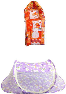 

SpringLoom 3 IN 1 SLEEPING BAG & PREMIUM BABY FOLDABLE MOSQUITO NET (BABY GIFT COMBO) 43 (Multicolor)(Multicolor)