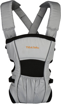 

Tiffy & Toffee Comfy Baby Carriers (Pebble Grey/Black) Baby Carrier(Multicolor, Front carry facing out)