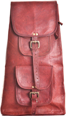 

Craft Play Handicraft Brown color Leather Backpack 5.5 L Backpack(Brown)