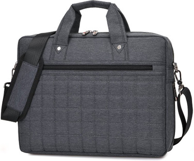 

YAOJIN Burnur Series LB02 STYLISH Expendable 14-inch Laptop Notebook Macbook Shoulder Bag Case Briefcase Laptop Bag(Black)