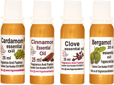 

Fragrance And Fashion Cardamom, Cinnamon, Clove, Begamot(100 ml)