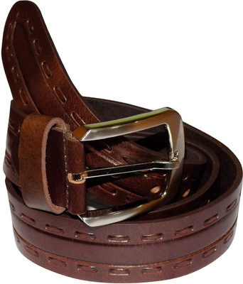 

Style 98 Men Casual, Formal, Party Brown Genuine Leather Belt