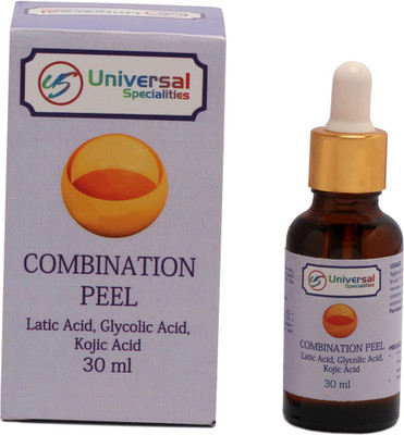 

UNIVERSAL SPECIALITIES COMBINATION PEEL Latic Glycolic Kojic Acid(30 ml)